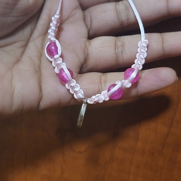 𝅺handmade Adjustable Bead Bracelets Pink - Picture 6 of 13